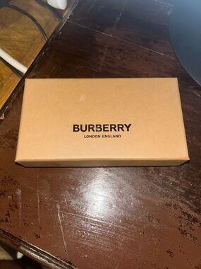 Burberry Tan and Black Logo Gift Box